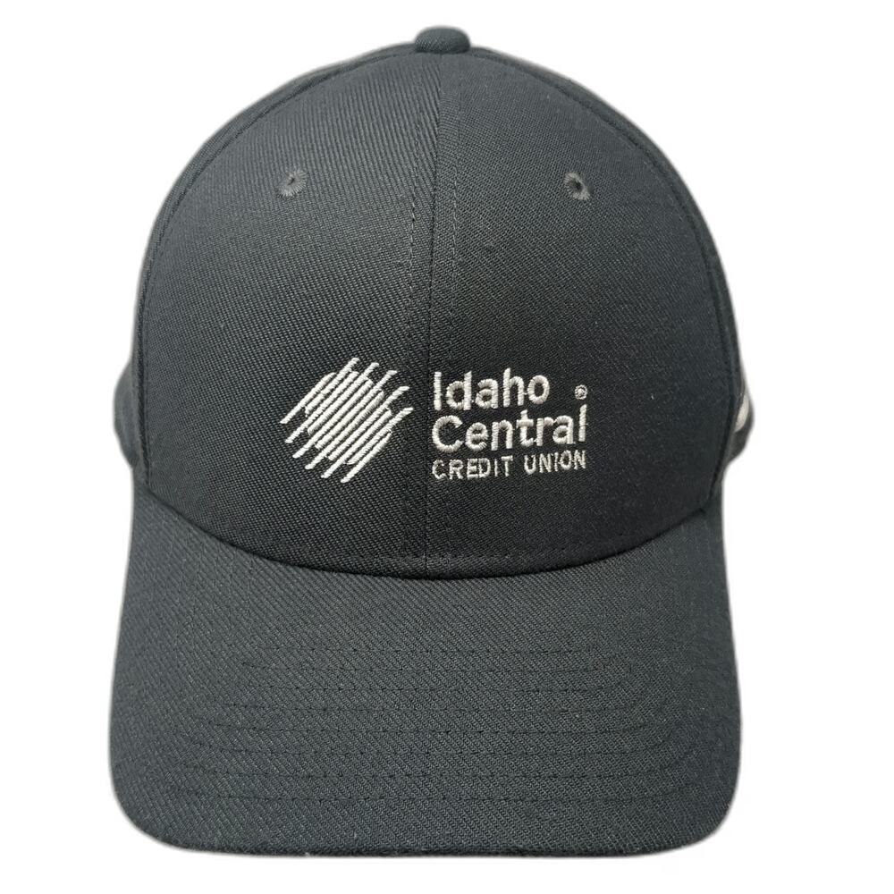 Nike Baseball Cap Gray XL Idaho Central Credit Union ICCU Dri-FIT Fitted Hat